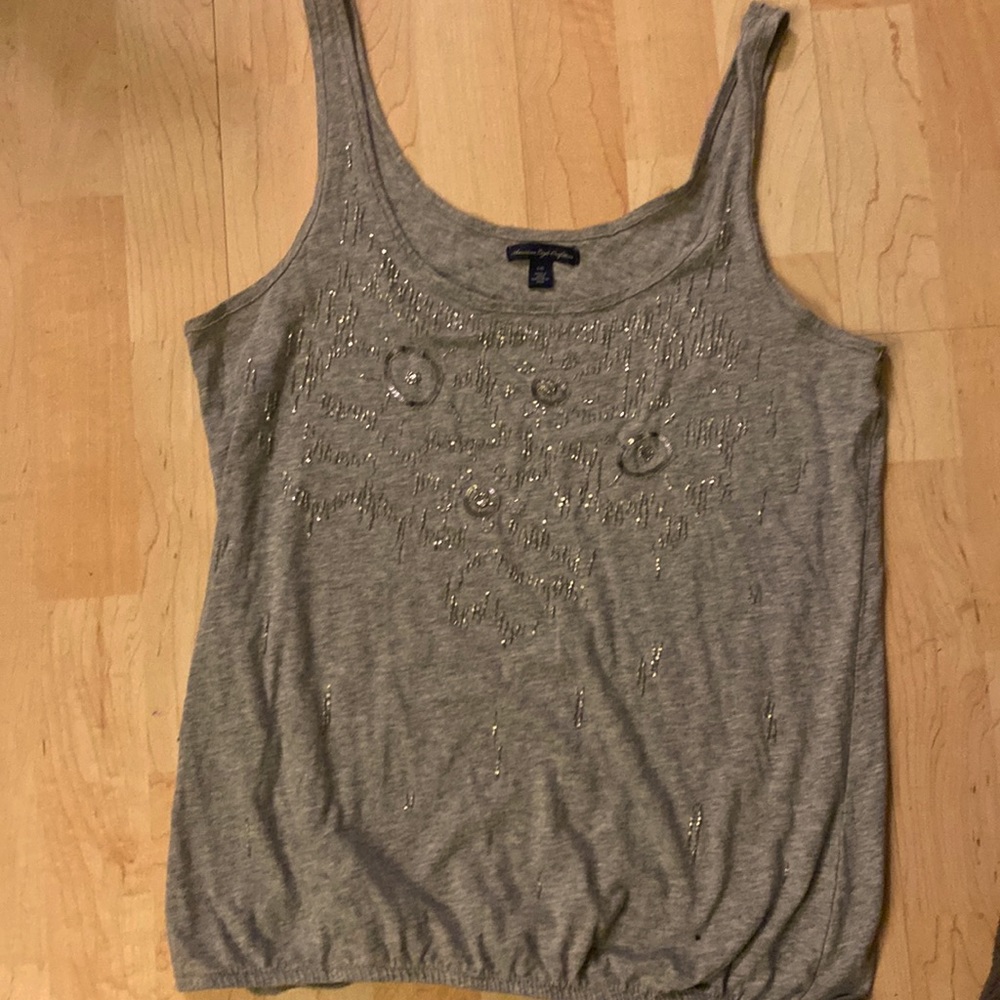 American Eagle beaded tank top